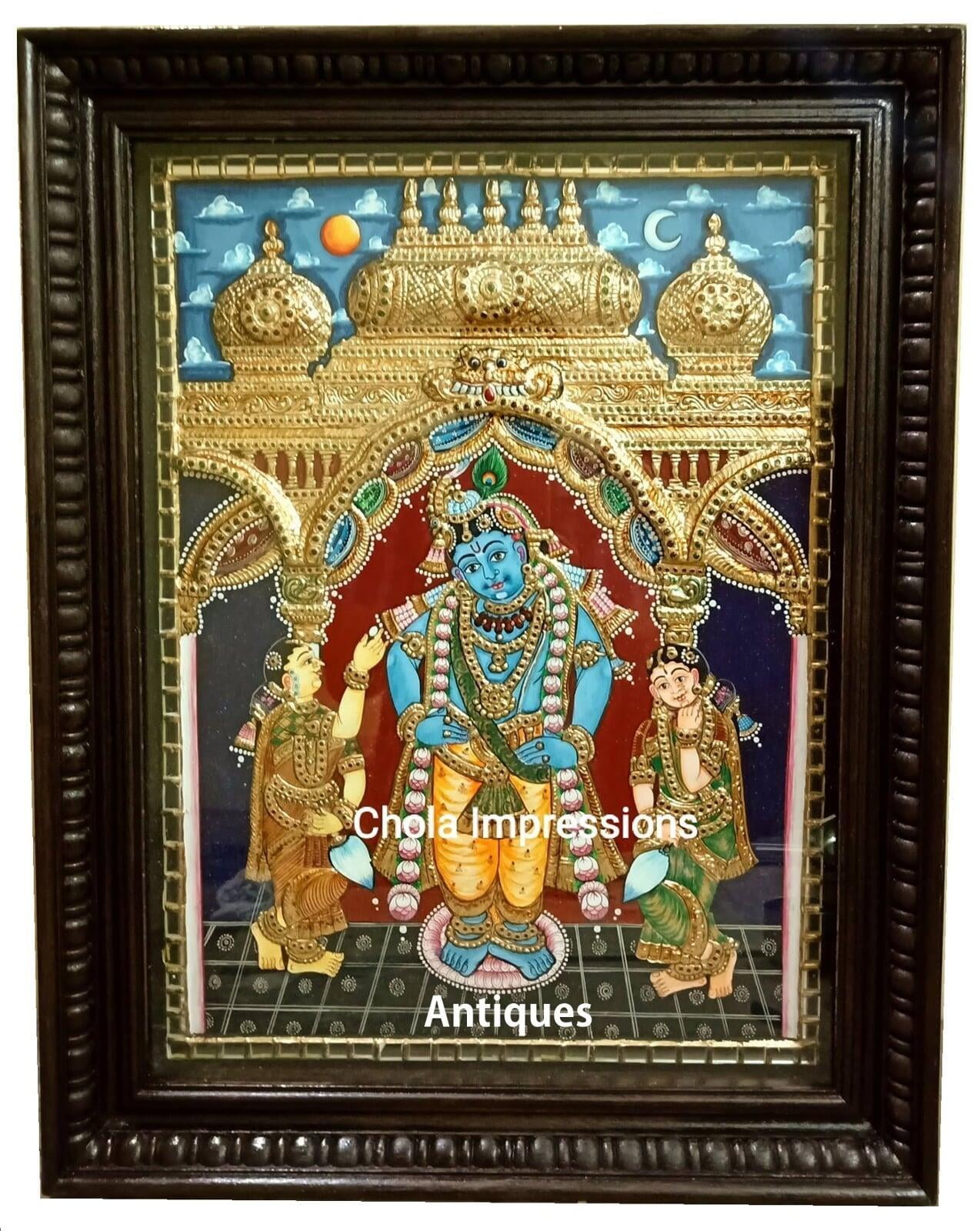 Krishna Tanjore Painting