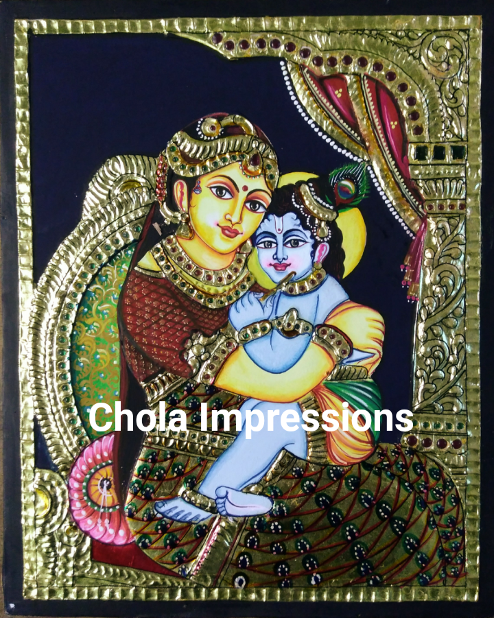 Krishna Tanjore Painting