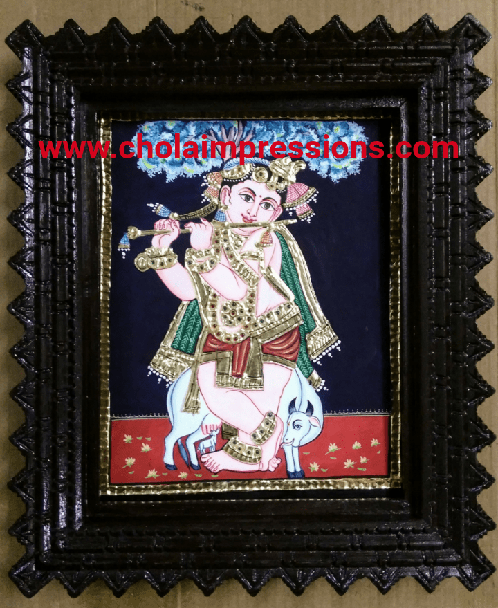 Krishna Tanjore Painting