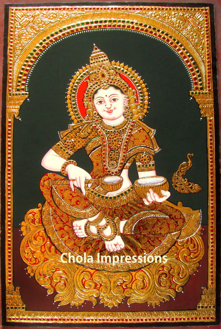 Buy Authentic Annapoorani Tanjore Painting