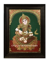 Annapoorani Tanjore Painting - Exclusive Collection