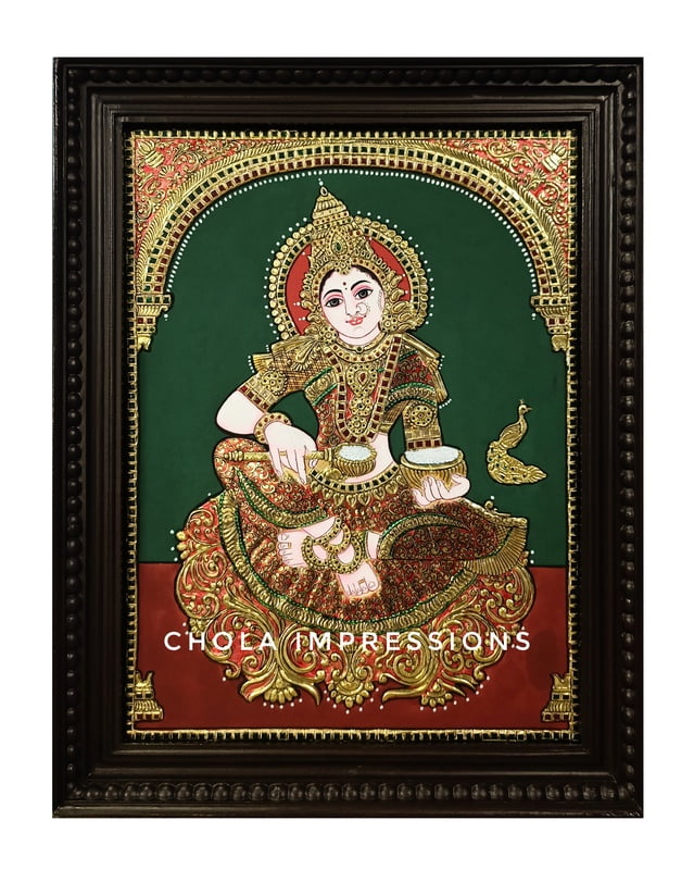 Annapoorani Tanjore Painting - Exclusive Collection