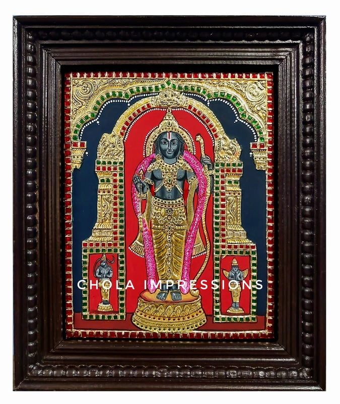 Ayodhya Sri Ram Lalla Tanjore Painting - Exclusive Collection Ayodhya Sri Ram Lalla Tanjore Painting - Exclusive Collection