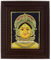 Devi Durga - Bengal Style Tanjore Painting - Various sizes