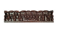 Ashta Ganapati Brown Wooden Panel - Wall Mount - 4 ft Ashta Ganapati Brown Wooden Panel - Wall Mount - 4 ft