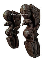 Parrot Wooden Wall Bracket Pair - 1 ft Parrot Wooden Wall Bracket Pair - 1 ft