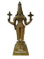 Lord Vishnu Panchaloha Idol in Antique Finish Lord Vishnu Panchaloha Idol in Antique Finish