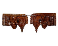 Bodhil Wooden Wall Bracket Pair - 9 inches