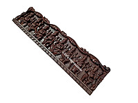Ashta Ganapati Brown Wooden Panel - Wall Mount - 4 ft Ashta Ganapati Brown Wooden Panel - Wall Mount - 4 ft