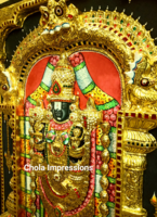 Super Embossed Statue-like Balaji Tanjore Painting - with American Diamonds Super Embossed Statue-like Balaji Tanjore Painting - with American Diamonds