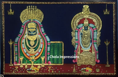 Annamalai Unnamalai Tanjore Painting