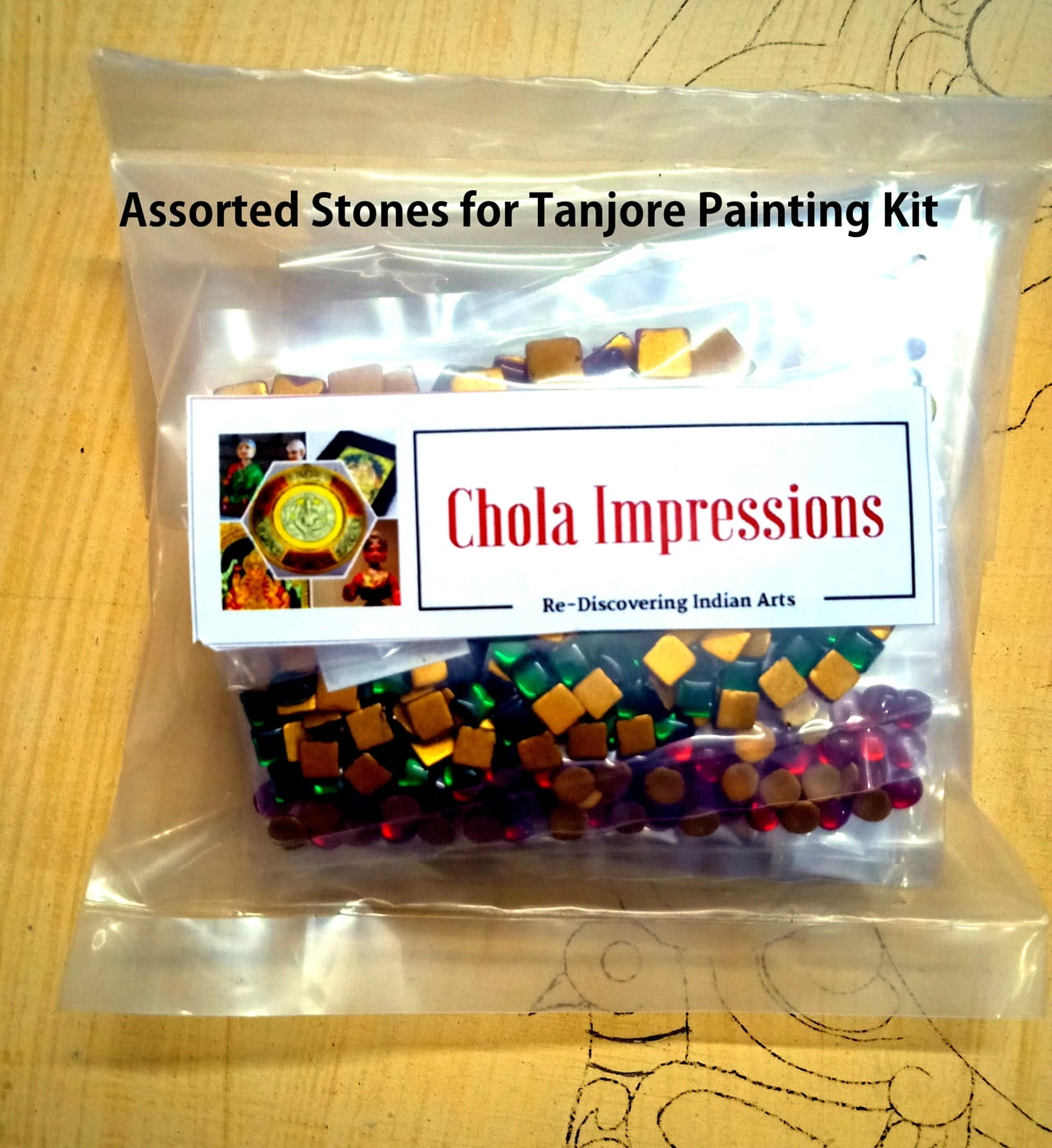 Buy Authentic Tanjore painting Kit materials and Tanjore Stones