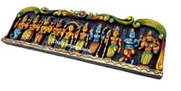 Dasavatharam Wooden Panel - Wall Mount