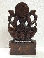 Lakshmi Devi Wooden statue - 1 foot Lakshmi Devi Wooden statue - 1 foot