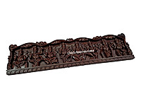 Ashta Ganapati Brown Wooden Panel - Wall Mount - 4 ft Ashta Ganapati Brown Wooden Panel - Wall Mount - 4 ft
