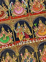 Ashtalakshmi Tanjore Painting - Exclusive Collection