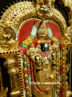 Super Embossed Statue-like Balaji Tanjore Painting - with American Diamonds Super Embossed Statue-like Balaji Tanjore Painting - with American Diamonds