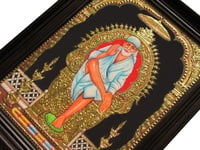 Saibaba Tanjore Painting - 2 ft x 1.5 ft - Chola Impressions Exclusive