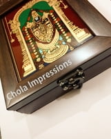 Tirupati Balaji Tanjore Reverse glass painting Jewel Box Tirupati Balaji Tanjore Reverse glass painting Jewel Box