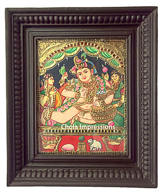 Butter Krishna Tanjore Painting