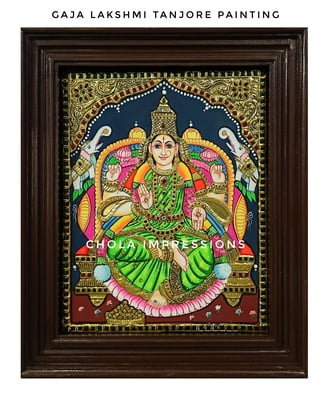 Lakshmi Devi Tanjore Painting - Exclusive Collection