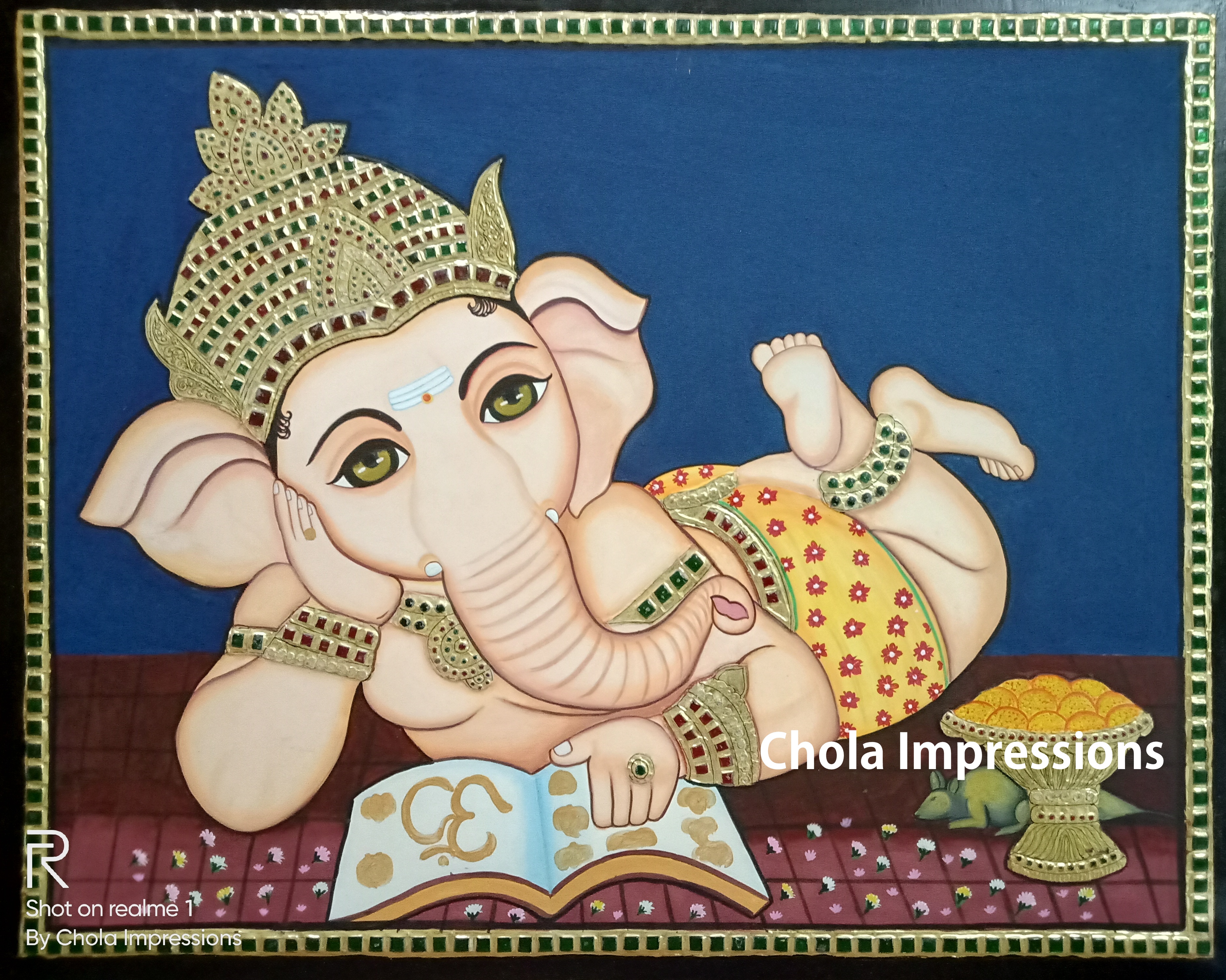 Buy Lord Ganesh Tanjore Painting