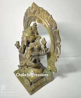 Ganesh Antique Style Panchaloha Bronze Statue