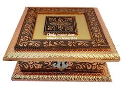 Minakari Jewel Box/ Dry fruit Box with Partition - German Oxodise