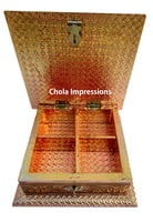 Minakari Jewel Box/ Dry fruit Box with Partition - German Oxodise