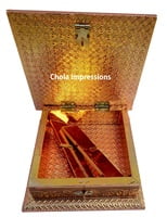 Minakari Jewel Box/ Dry fruit Box with Partition - German Oxodise