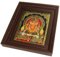 Ganesh Tanjore Painting - Medium Sizes