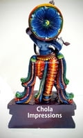 Lord Krishna Wooden Statue - Glossy Coloured Lord Krishna Wooden Statue - Glossy Coloured