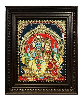 Lakshmi Narayana Tanjore Painting