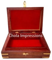 Handcarved Wooden Jewel Box made of Seesham Wood