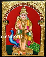 Tiruchendur Murugan Tanjore Painting Tiruchendur Murugan Tanjore Painting