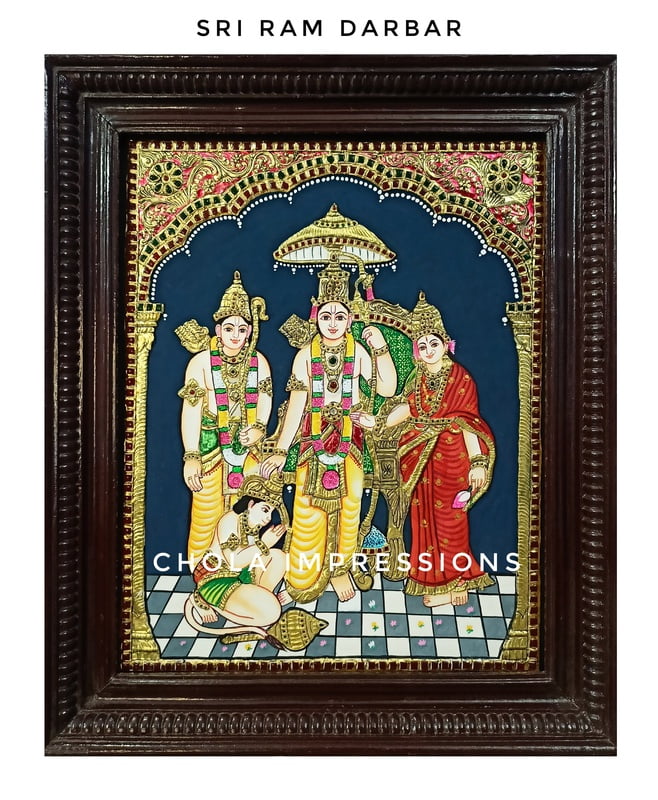 Ram Darbar Tanjore Painting