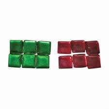Tanjore Stones Red/ Green - Pack of 100